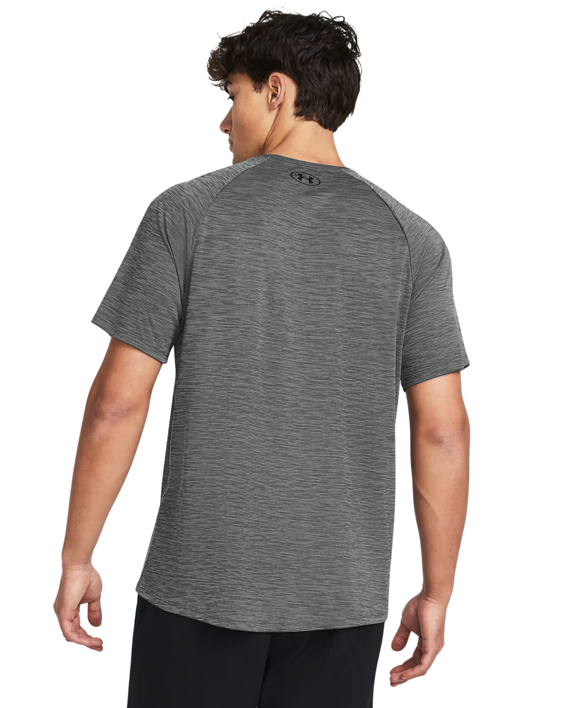 Under Armour Mens tech Textured T-Shirt In Grey