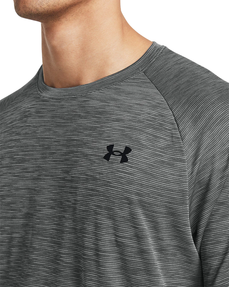 Under Armour Mens tech Textured T-Shirt In Grey