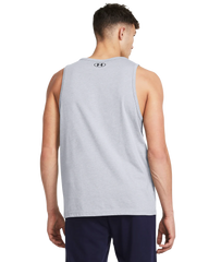Under Armour Mens Sportstyle Tank Tops In Light Grey