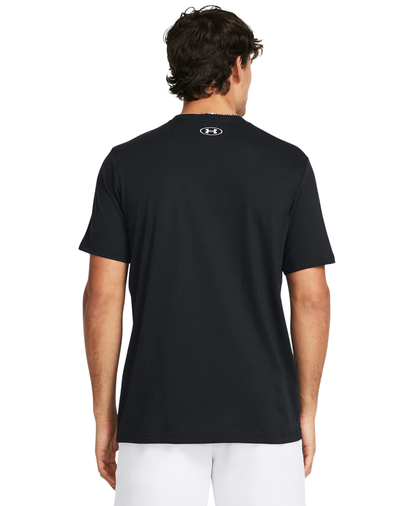 Under Armour Mens Sportstyle Logo T-shirts In Black