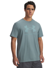 Under Armour Mens Sportstyle Logo T-Shirt In Teal