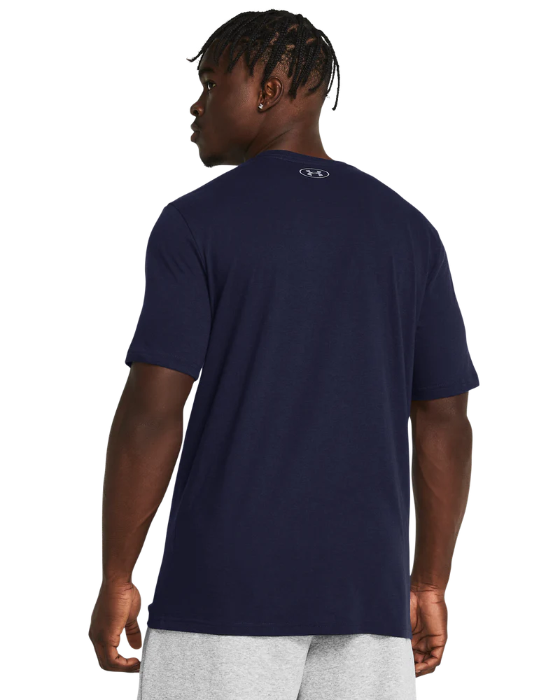Under Armour Mens Gl Foundation Update Short Sleeves T-Shirt In Navy