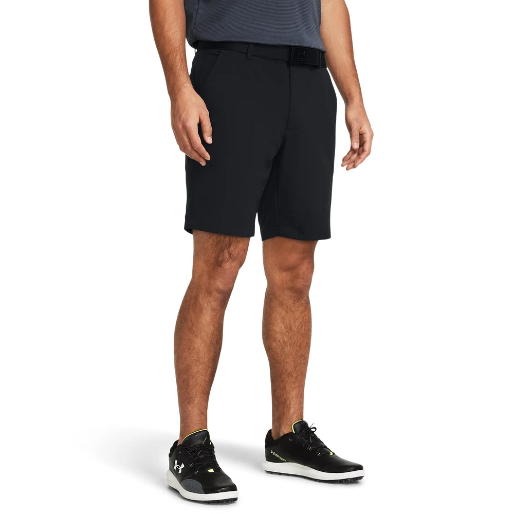 Under Amour Mens Matchplay Tapered Shorts In Black