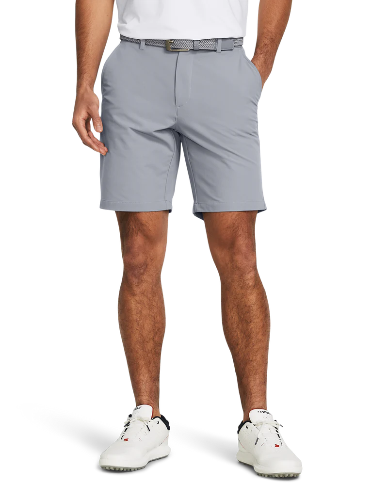 Under Armour Mens Matchplay Tapered Shorts In Grey
