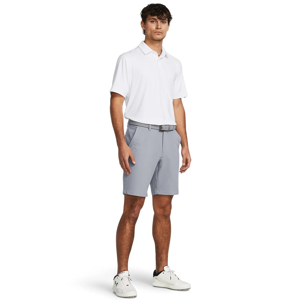 Under Armour Mens Matchplay Tapered Cargo Shorts In Grey