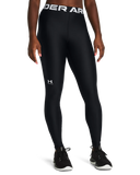 Under Armour Womens Heat Gear Authentic Leggings In Black