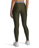 Under Armour Womens Heat Gear Authentic Leggings In Olive