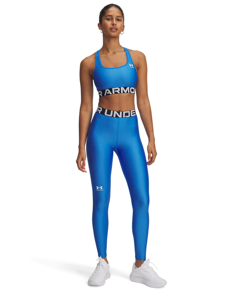 Under Armour Womens Heat Gear Authentic Leggings In Turquoise