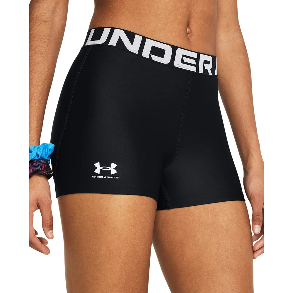 Under Armour Womens Heat Gear Authentic Short In Black
