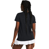 Under Armour Womens Rival Core Short Sleeve T-Shirt In Black