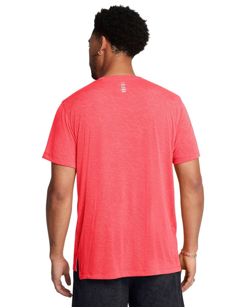 Under Armour Mens Launch Camo T-Shirt In Neon Pink