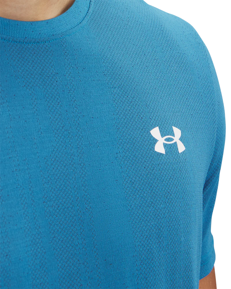 Under Armour Mens Vanish Seamless T-Shirt In Blue