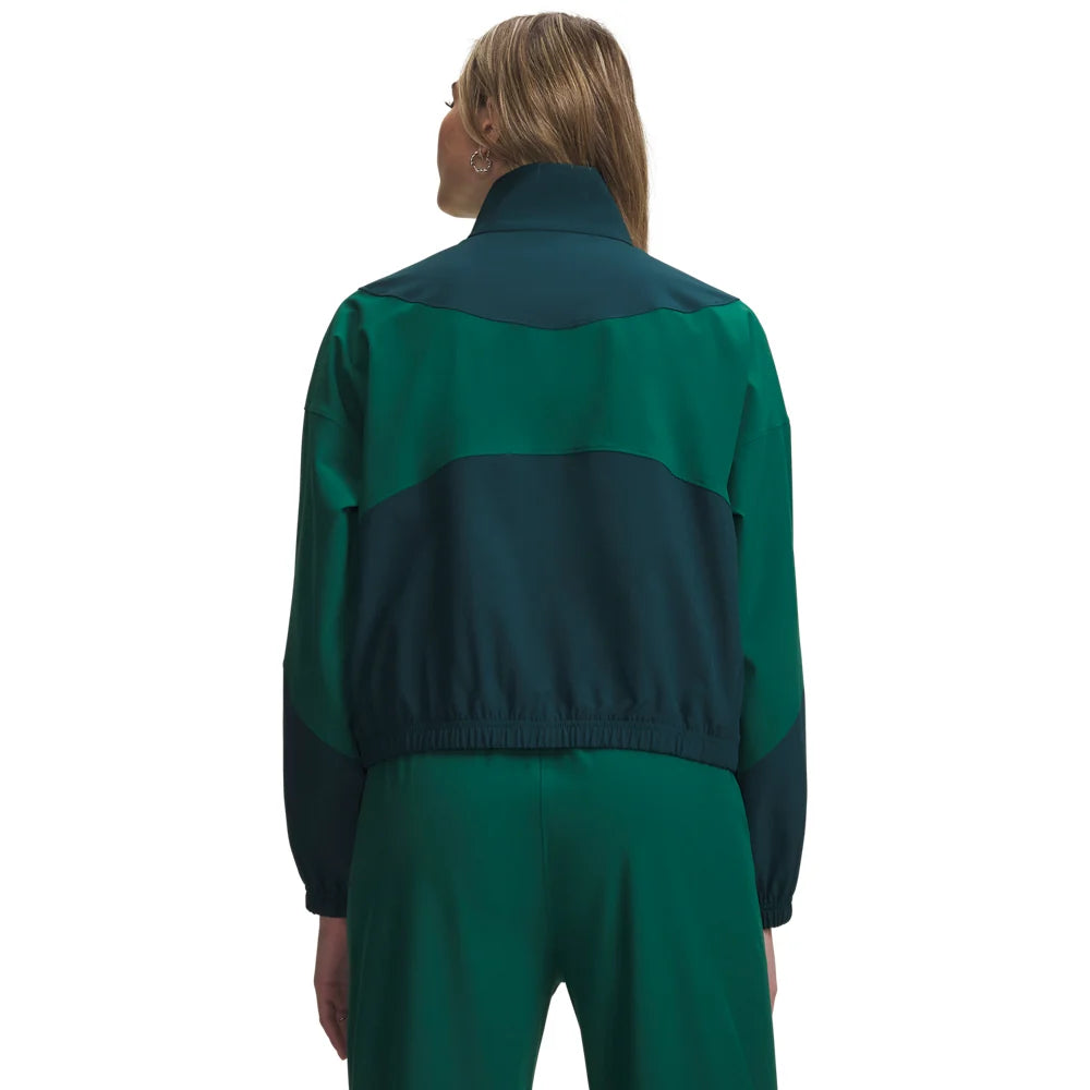 Under Armour Rival Woven Jacket In Green