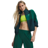 Under Armour Rival Woven Jacket In Green