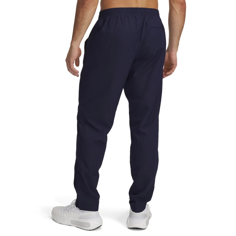 Under Armour Rival Woven Windbreaker Pants In Navy