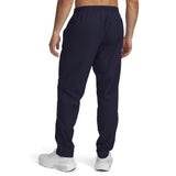 Under Armour Rival Woven Windbreaker Pants In Navy