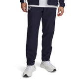 Under Armour Rival Woven Windbreaker Pants In Navy
