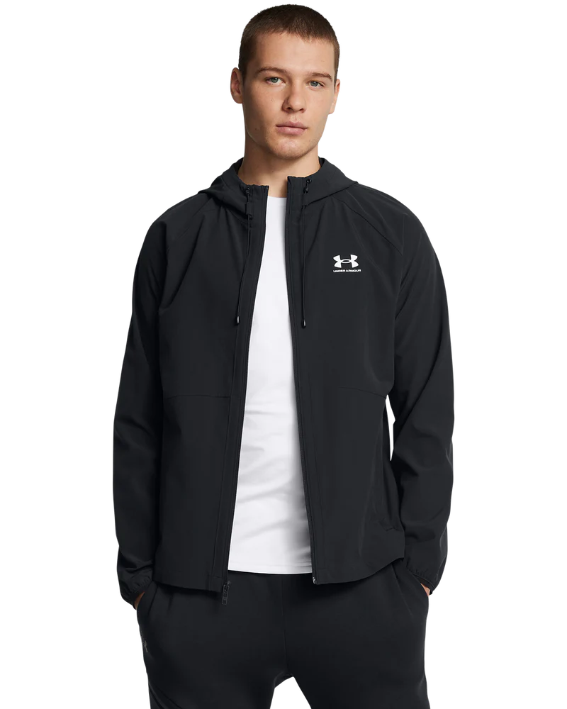 Under Armour Mens Vibe Woven Jacket In Black