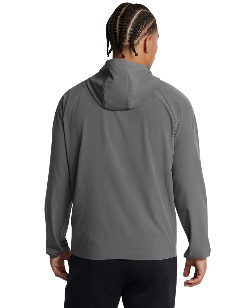 Under Armour Mens Vibe Woven Jacket In Grey