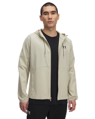 Under Armour Mens Vibe Woven Jacket In Khaki