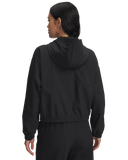 Under Armour Womens Rival Woven Jacket In Black