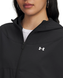 Under Armour Womens Rival Woven Jacket In Black