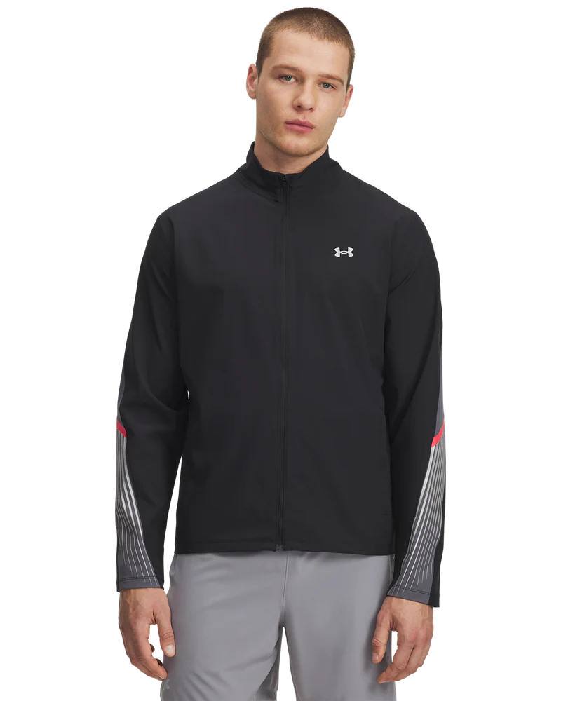 Under Armour Mens Velociti Storm Jacket In Black