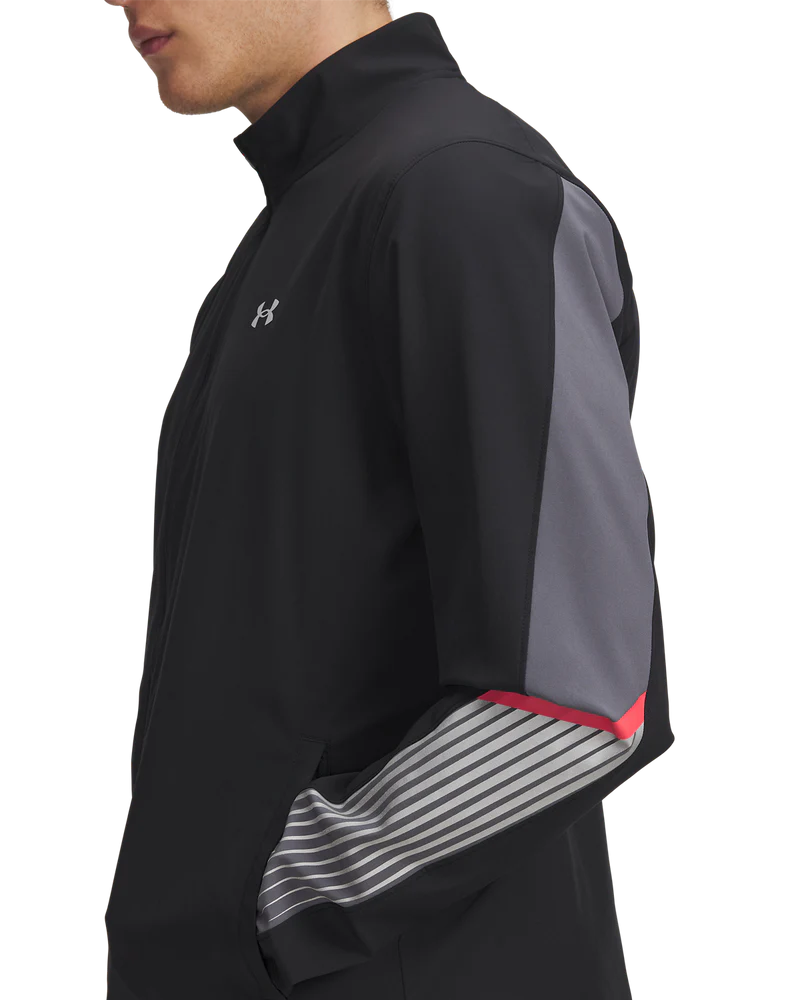 Under Armour Mens Velociti Storm Jacket In Black