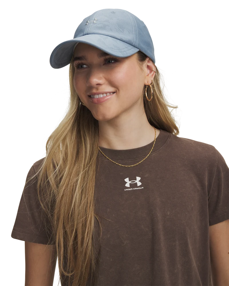 Under Armour Womens Blitzing Low Adj Cap In Blue