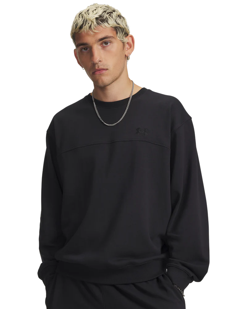 Under Armour Men Rival Lw Crew Black