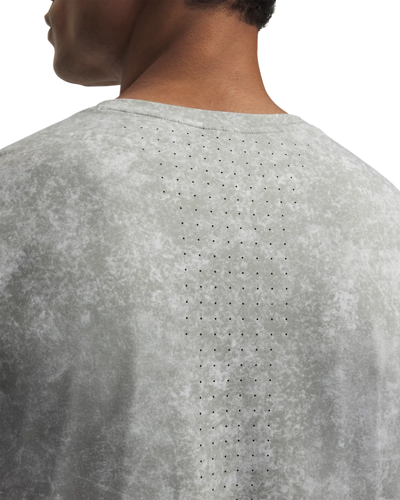 Under Armour Mens Velociti Pro Print T-Shirt In Sage