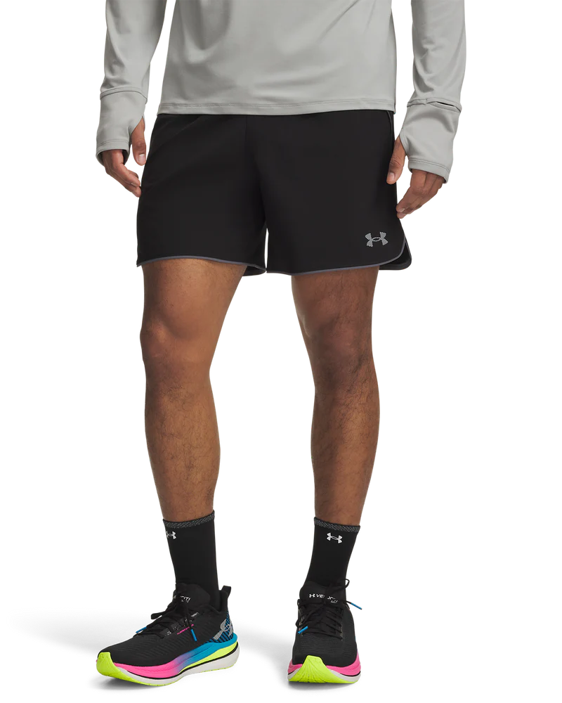 Under Armour Mens Velociti Pro Shorts In Black & Grey