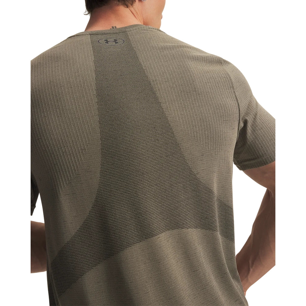 Under Armour Mens Vanish Seamless T-Shirt In Natural