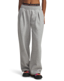 Under Armour Rival Fleece Script Pants In Grey