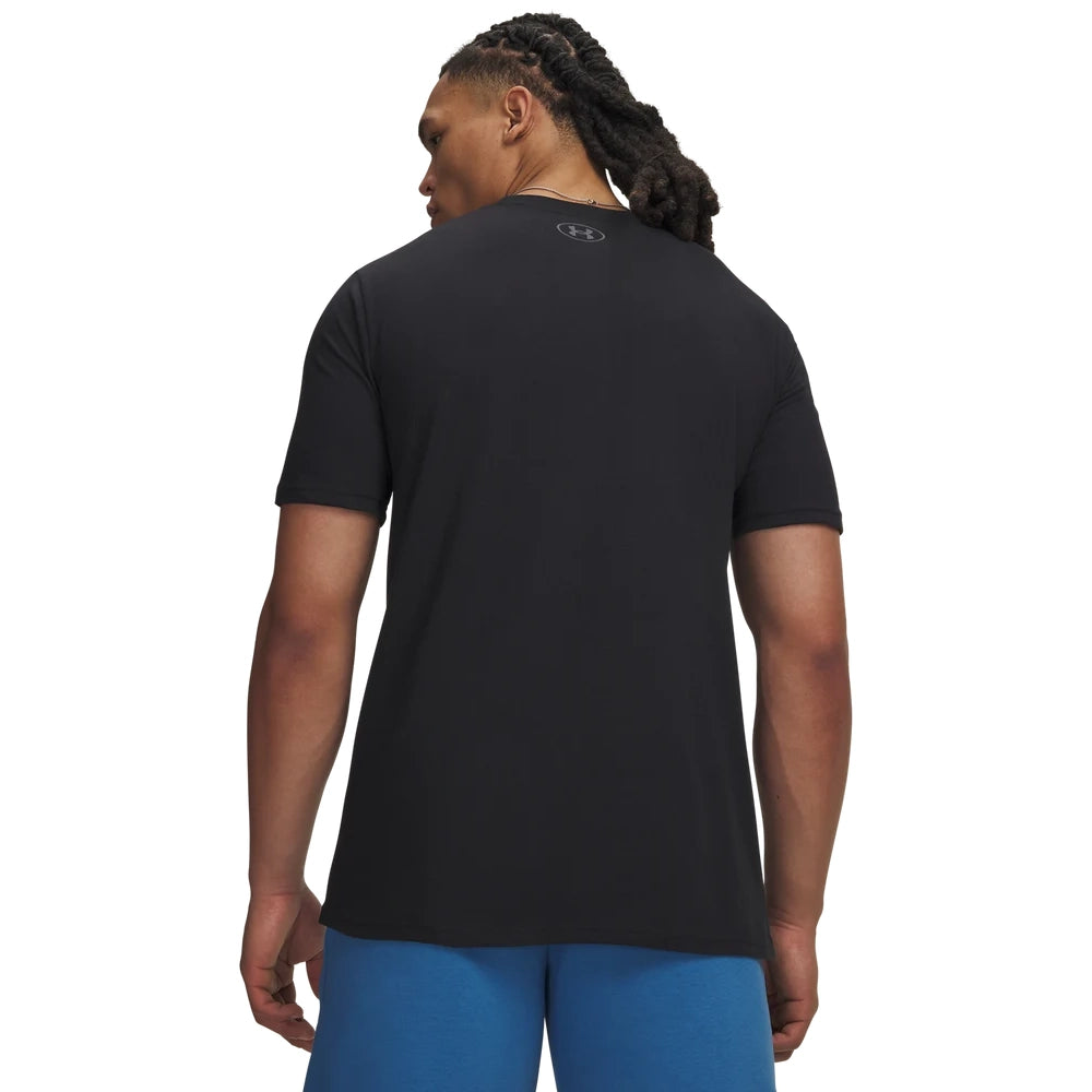 Under Armour Mens Label T-Shirt In Black