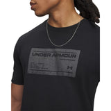 Under Armour Mens Label T-Shirt In Black