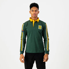 Old School Sa Supporters United Ls Rugby Ls Jersey Green