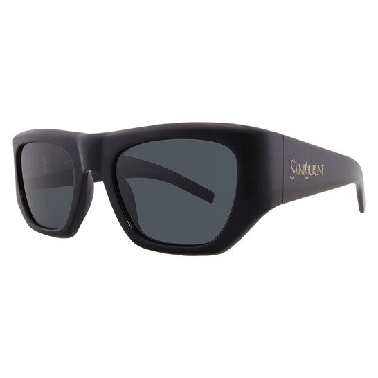 Saint Laurent 52 Sunglasses For Men In Black