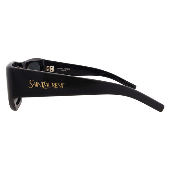 Saint Laurent 52 Sunglasses For Men In Black
