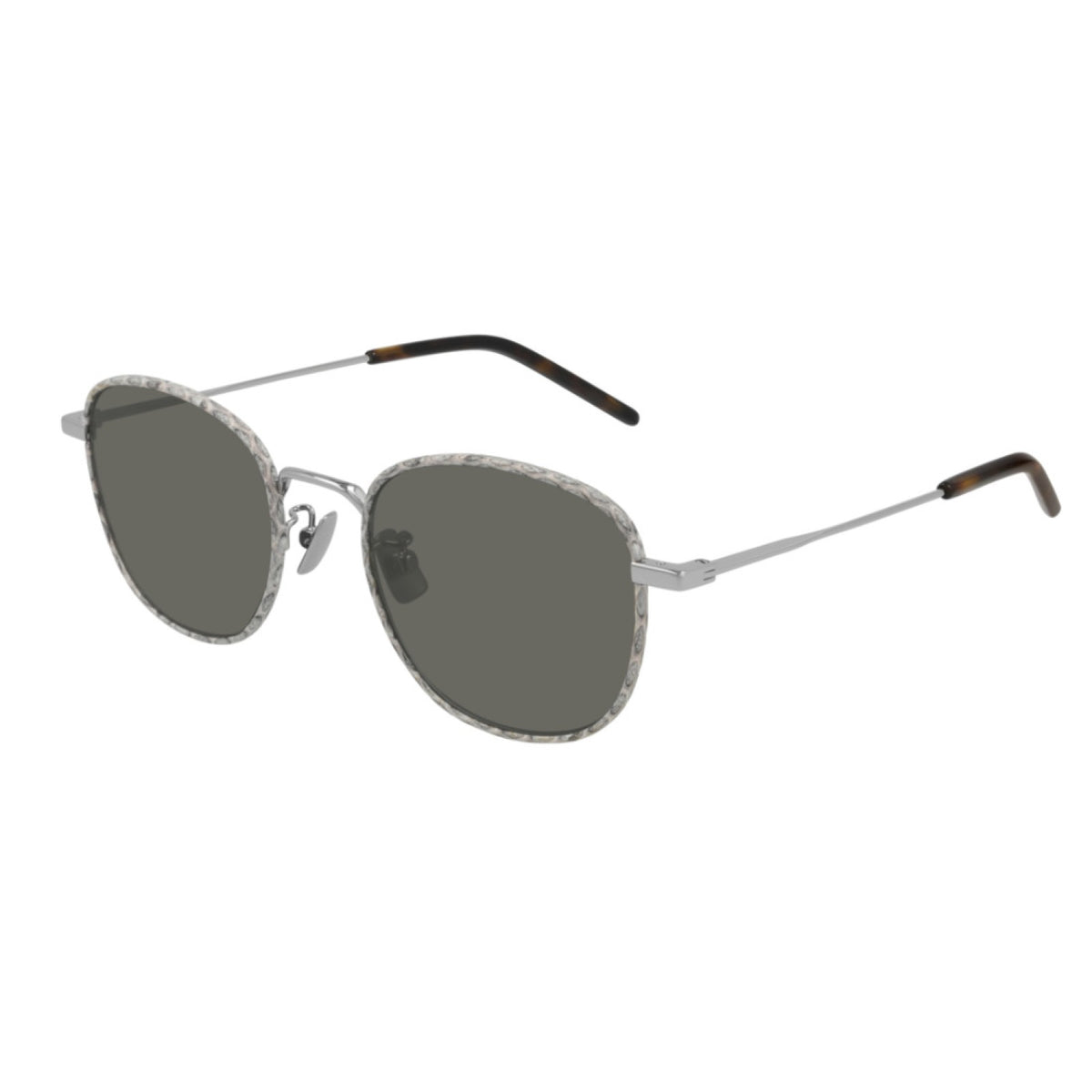 Saint Laurent Womens Sunglasses In Silver Grey