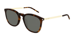 Saint Laurent Sunglass Man Havana Gold Green SL 360-003