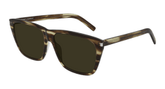 Saint Laurent Sunglass Man Havana Green SL 431 SLIM-005