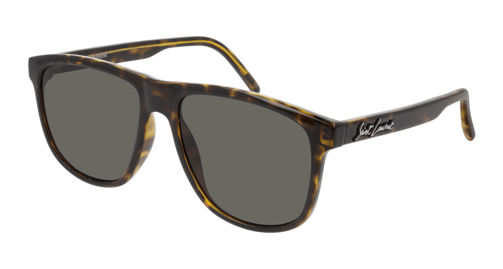 Saint Laurent Sunglass Man Havana Grey SL 334-002