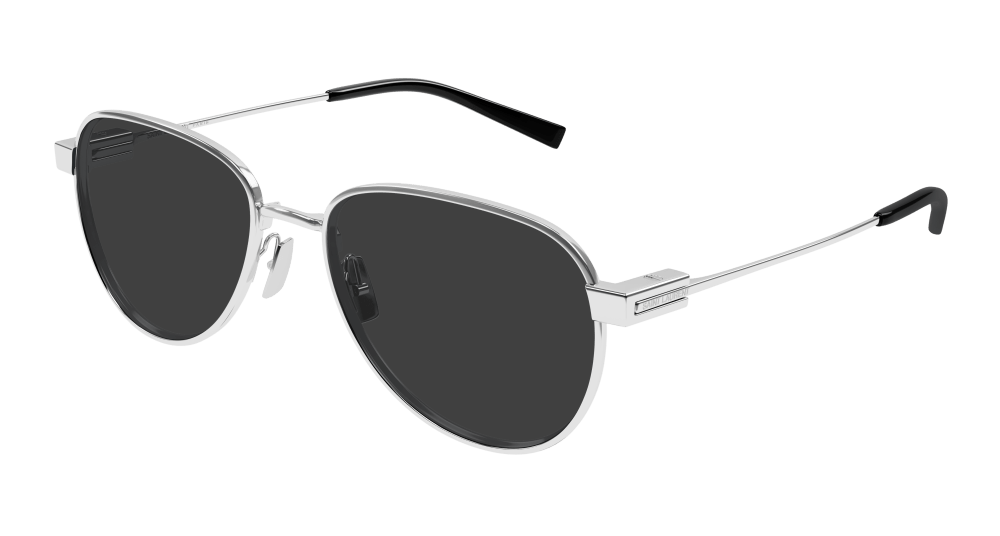 Saint Laurent Sunglasses Mens In silver Grey SL 772-002
