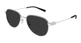 Saint Laurent Sunglasses Mens In silver Grey SL 772-002