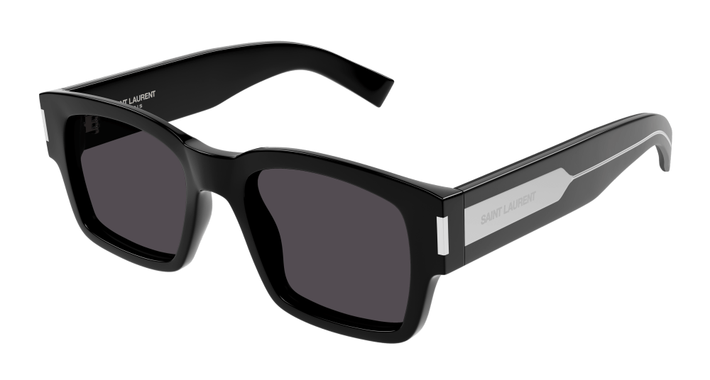 Saint Laurent Sunglasses Man Black Crystal Black Sl 617-001