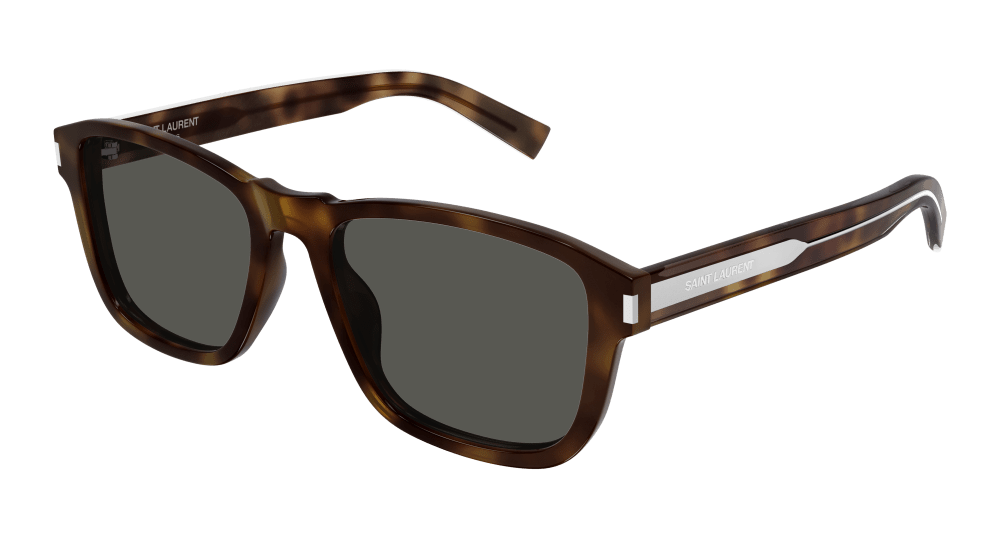 Saint Laurent Sunglass Man Havana Crystal Grey SL 710-003