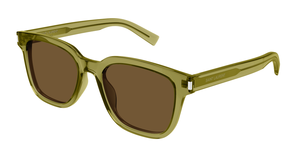 Saint Laurent Sunglasses Man Green Brown Sl 711-005