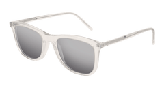 Saint Laurent Sunglass Unisex Beige Silver SL 304-010