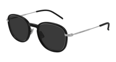 Saint Laurent Sunglass Unisex Black Silver Black SL 436-001